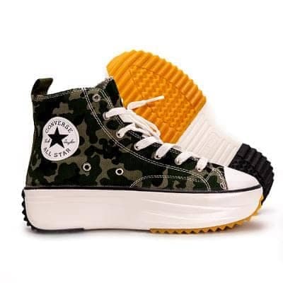 Original Female Converse Casual Sneakers Run Star Women Hightop Hike Heel Shoes