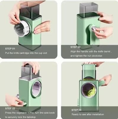 Multifunctional Vegetable Chopper - Slicer And Grater